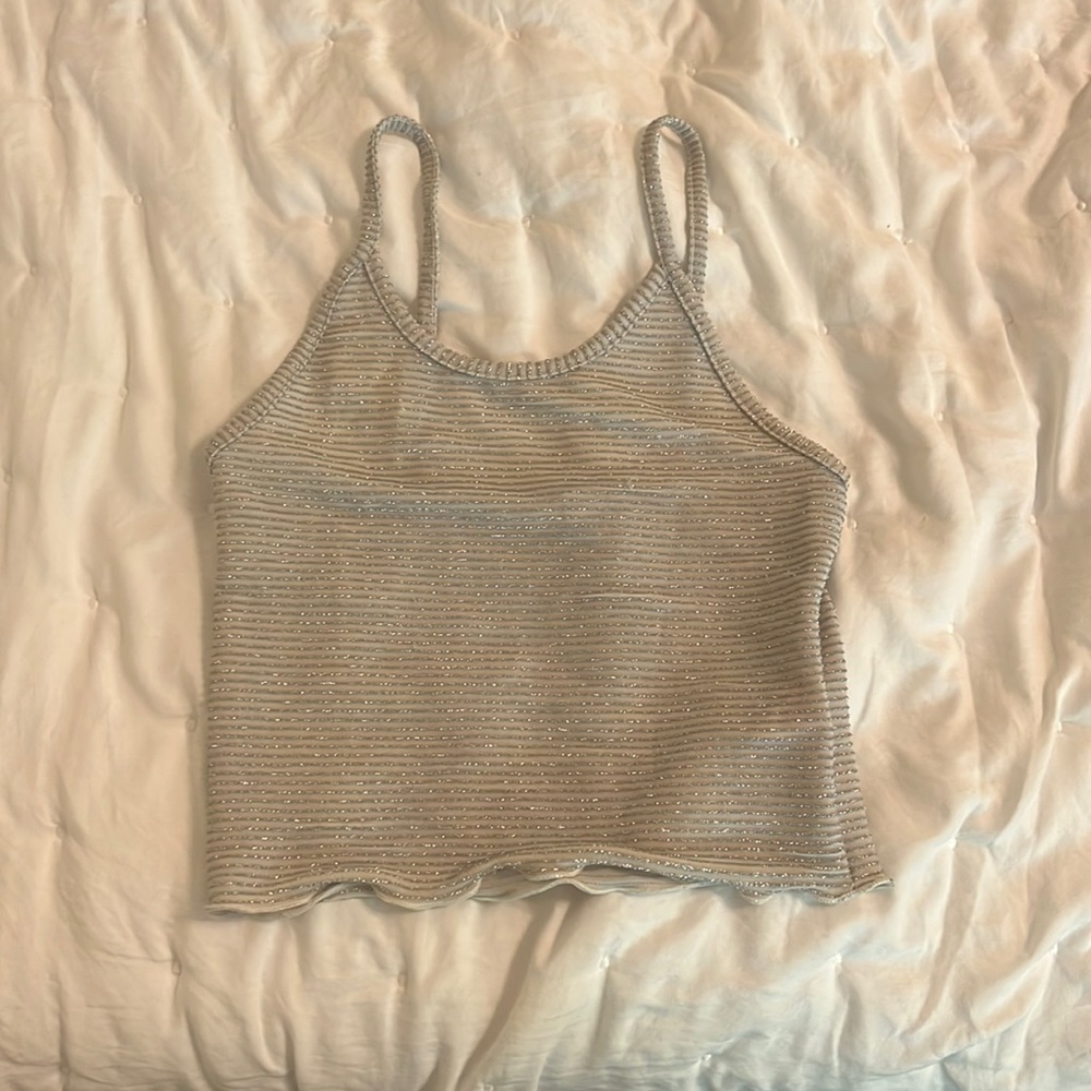 Urban outfitters sparkly crop top in size XS